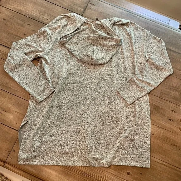 nwt Lou & Grey for LOFT hooded open cardigan - Picture 8 of 9